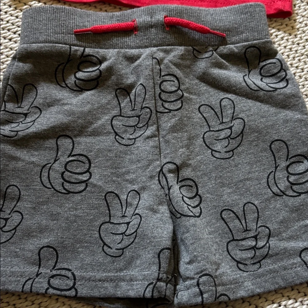 Outfit top & shorts toddler boys new size 18 months 80% cotton 40% polyester